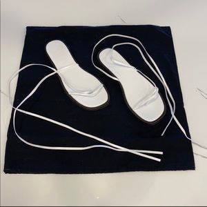 White Strappy Zara Sandals